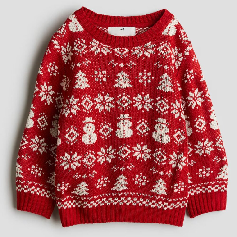 H&M Kids Jacquard-Knit Sweater